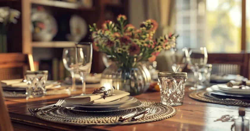 Sélection d’accessoires pour personnaliser votre set de table chez soi