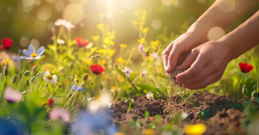 Techniques de semis spécifiques pour les fleurs des champs autochtones