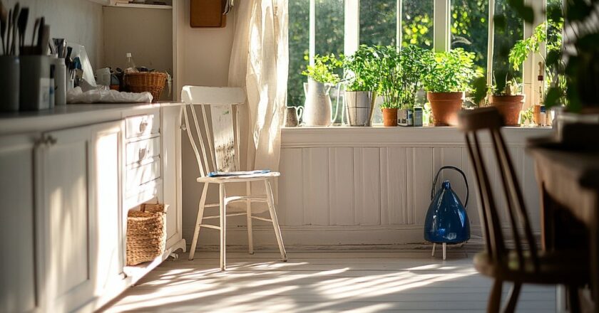 Nettoyer un meuble laqué blanc jauni sans l’abîmer
