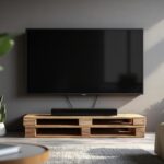Habiller mur avec palette support TV : les tendances déco à suivre