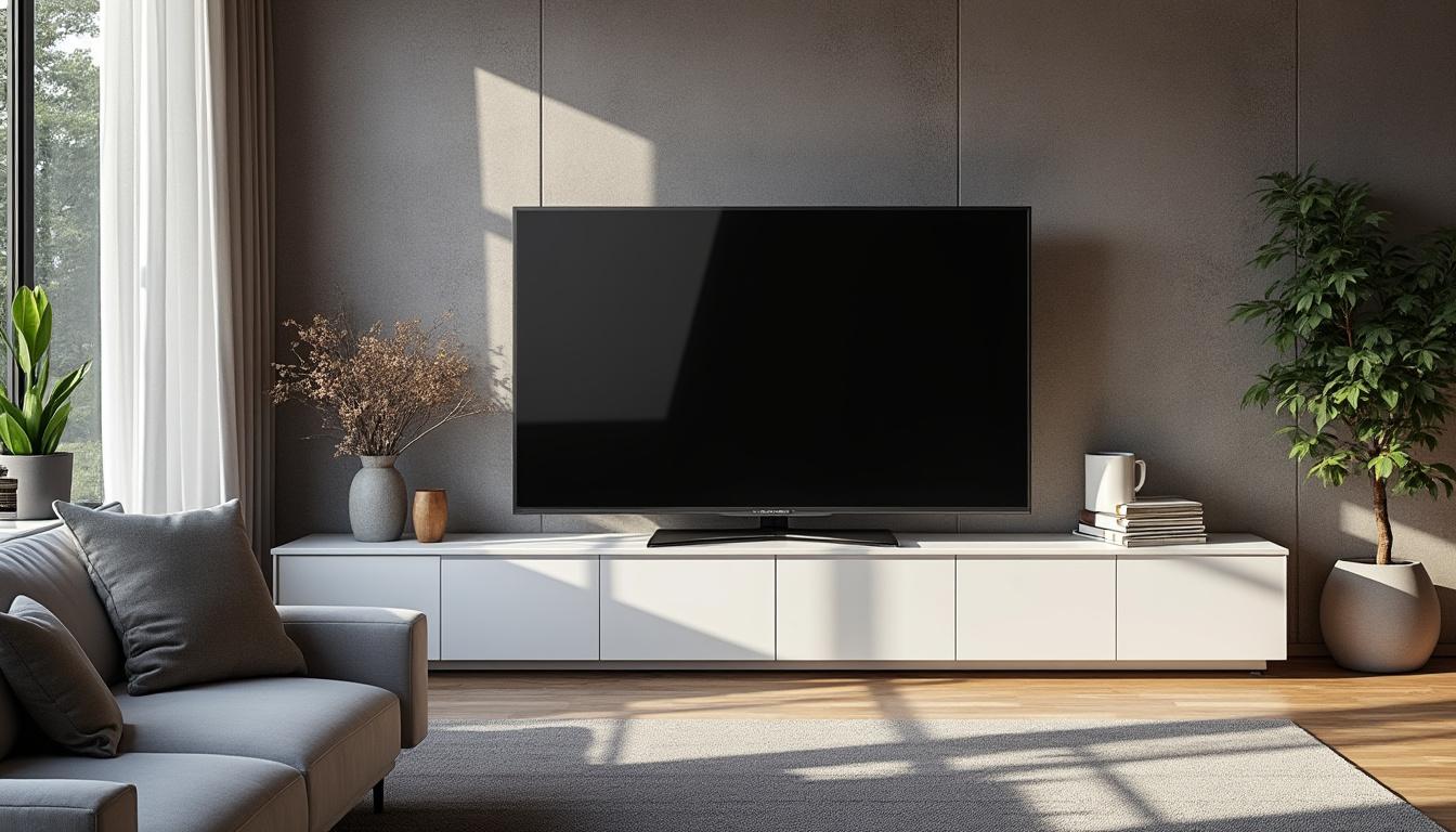 découvrez comment le meuble tv kikua de 130 cm en blanc brillant peut transformer votre décoration intérieure. alliant élégance et fonctionnalité, il apporte une touche moderne et raffinée à votre salon tout en offrant un espace de rangement pratique pour vos appareils multimédias.
