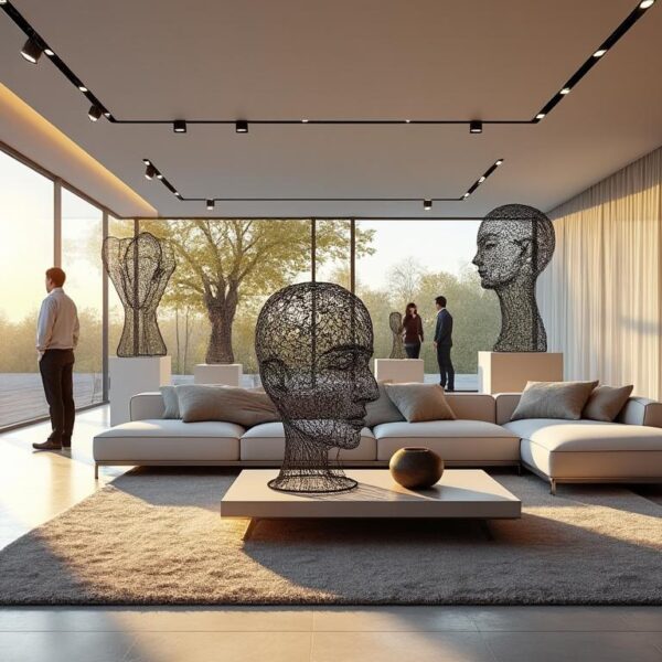 Pourquoi choisir des sculptures en grillage facile pour vos décorations intérieures