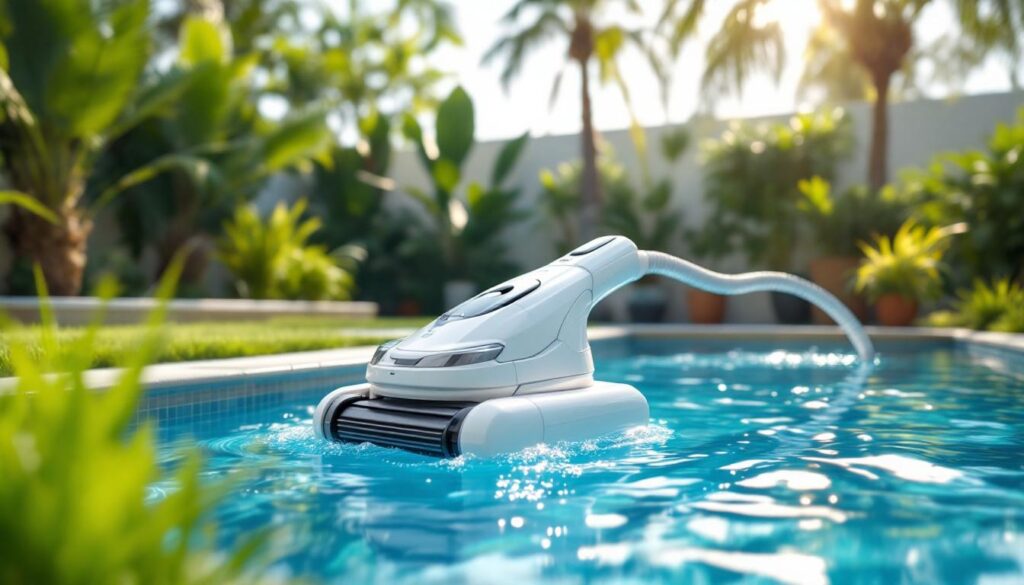 découvrez les avantages d'un aspirateur de piscine électrique spécialement conçu pour les petites piscines, pour un nettoyage facile et efficace de votre bassin.