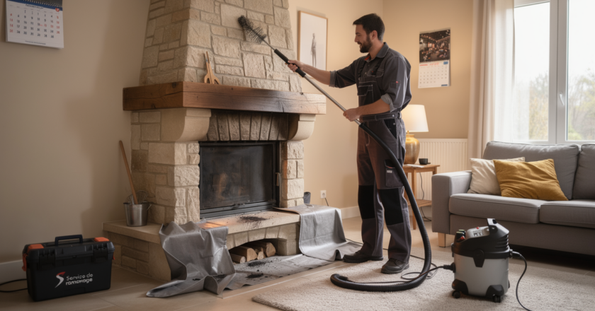 Cheminée propre et décorative à Saint-Louis : l’importance d’un ramonage soigné