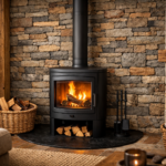 Quel revêtement mural choisir derrière un poêle à bois? Astuces et inspirations pour conjuguer sécurité et déco