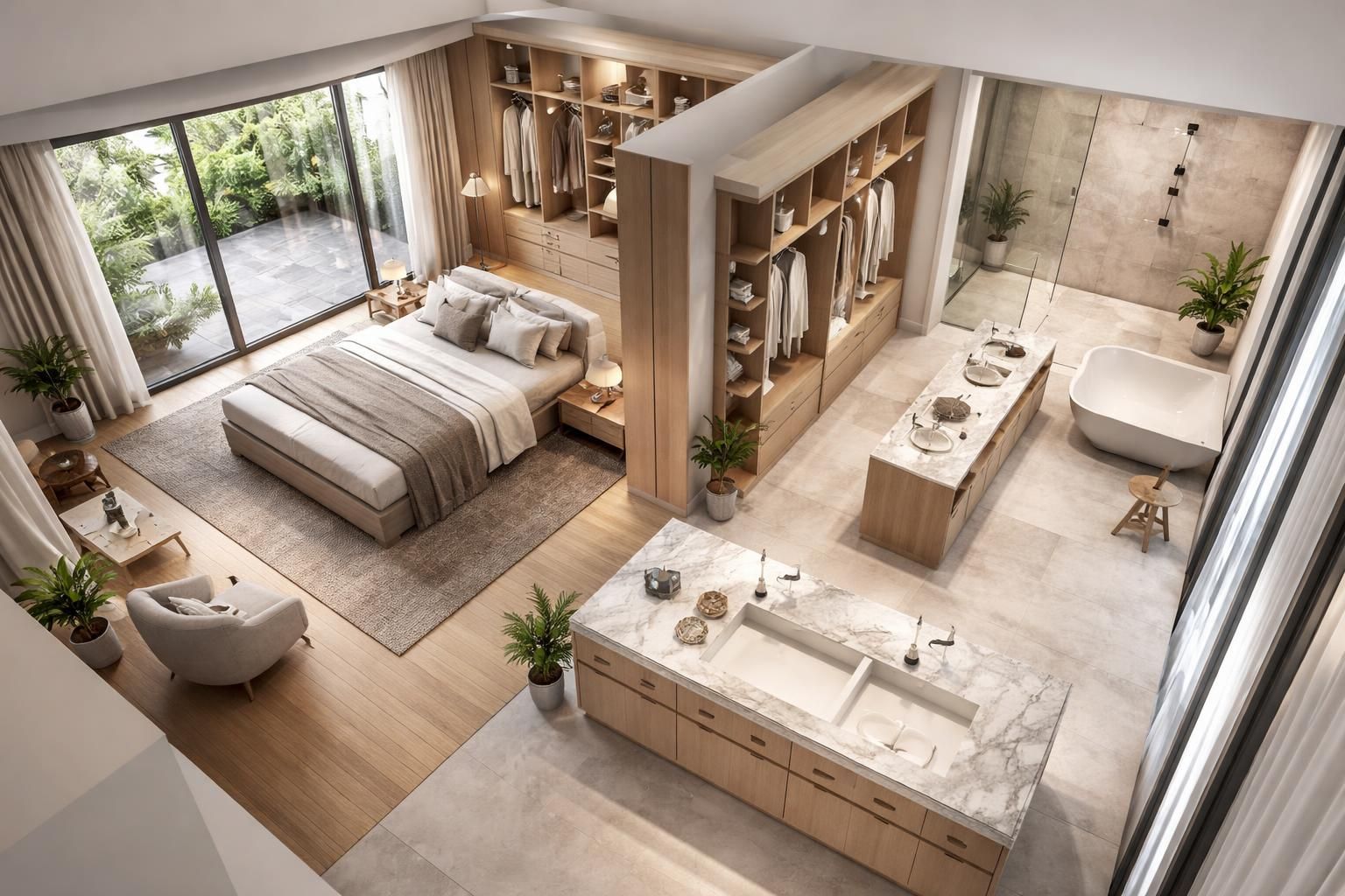 découvrez comment concevoir un plan optimal d'une suite parentale en enfilade pour maximiser confort et fonctionnalité dans votre espace de vie.