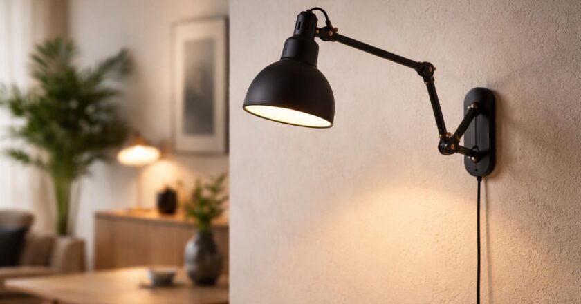 Applique noire à bras articulé : le luminaire flexible et design par excellence