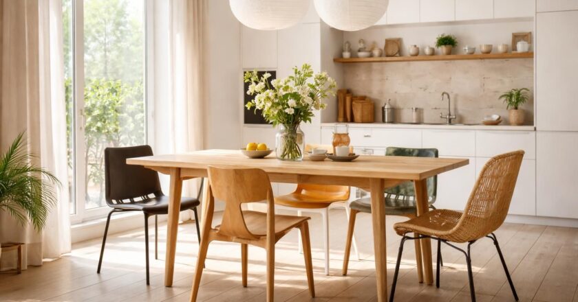 Chaises dépareillées design : comment réussir ce mix and match en cuisine