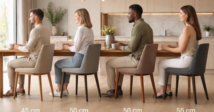 Découvrez quelle hauteur de chaise pour table de 80 cm convient le mieux à votre confort