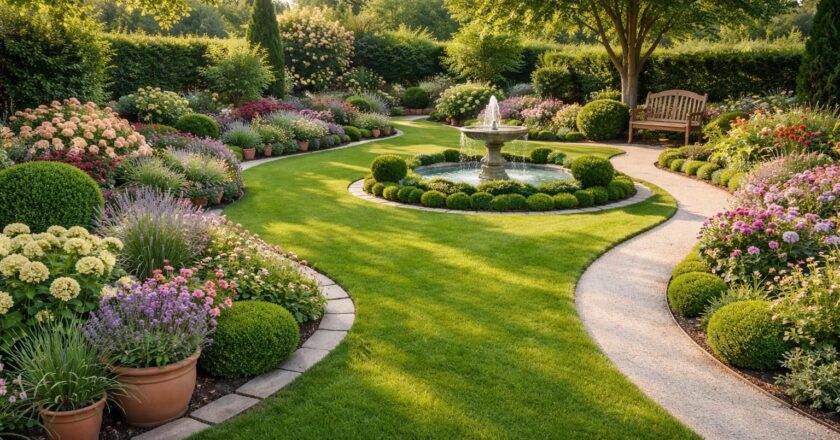 Idée déco pelouse : comment structurer et embellir votre gazon avec soin