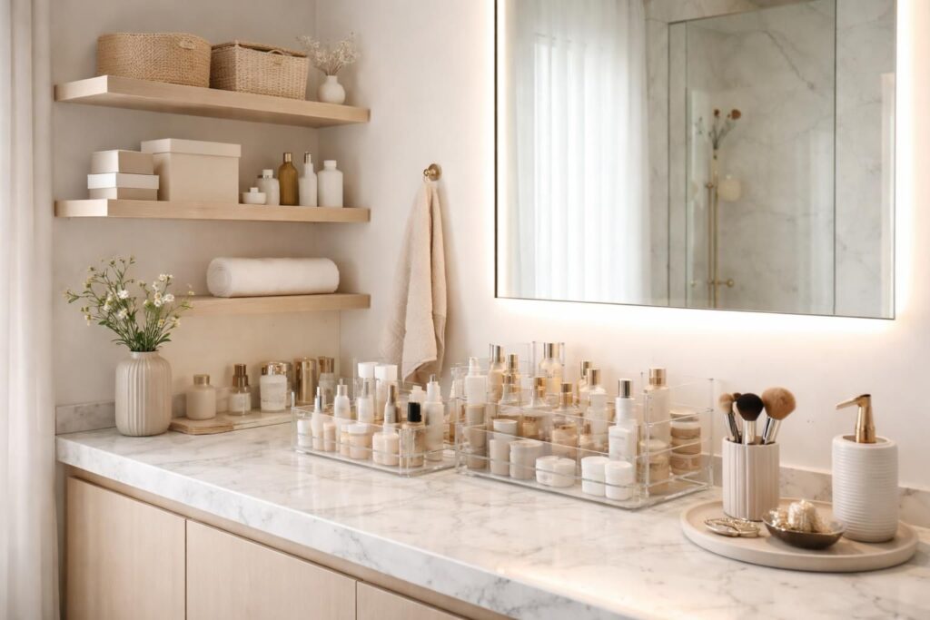 découvrez nos astuces pratiques pour organiser vos produits de beauté et garder une salle de bain ordonnée et fonctionnelle au quotidien.