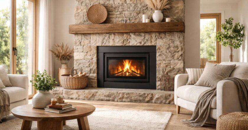 Relooker une cheminée avec insert : transformez votre foyer rustique