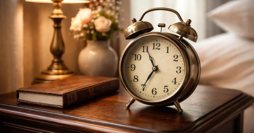 Réveil de style ancien : l’accessoire vintage pour une table de nuit chic