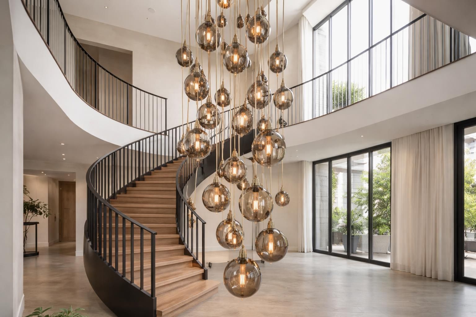 découvrez comment choisir la suspension géante idéale pour votre escalier afin d'illuminer parfaitement le vide et sublimer votre espace avec style.
