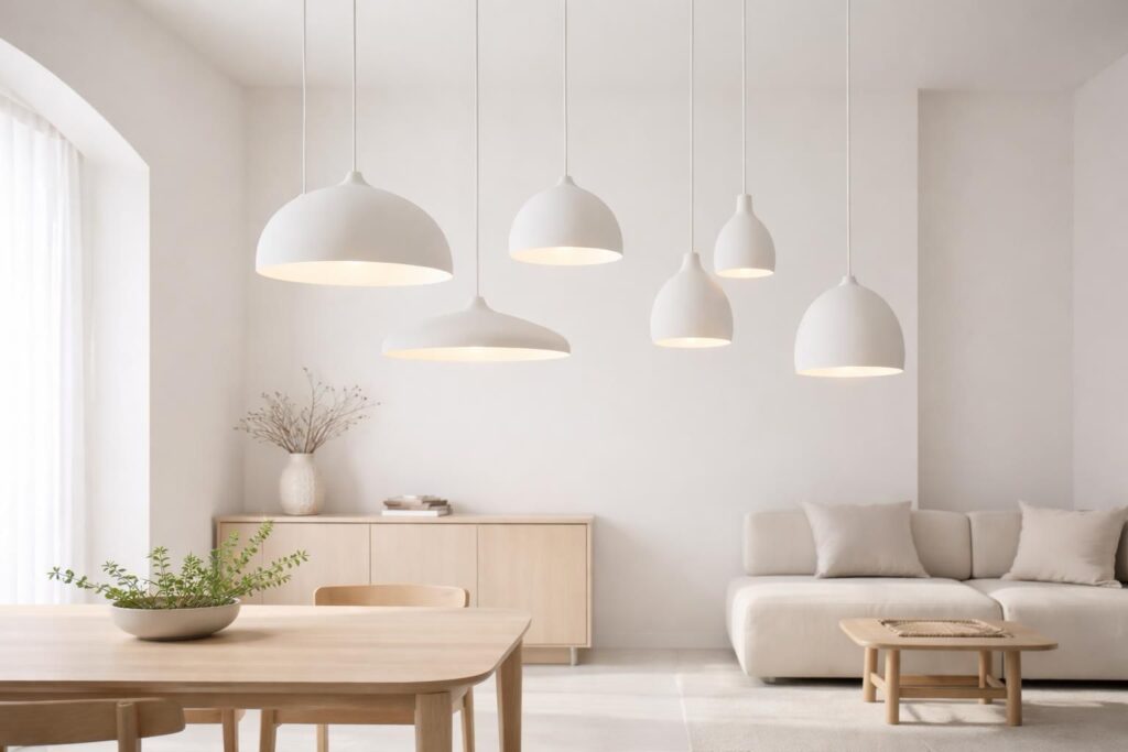 découvrez nos suspensions blanches, parfaites pour apporter une pureté lumineuse et une touche minimaliste à votre intérieur. élégance et simplicité pour un décor épuré.
