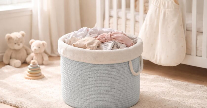 Panier à linge sale bébé : allier praticité et douceur dans la nurserie
