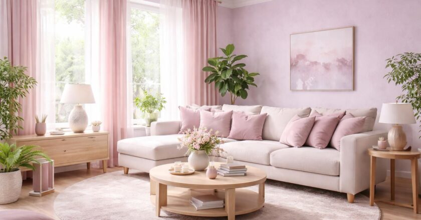 Peinture rose lilas : comment adopter cette nuance douce dans votre intérieur