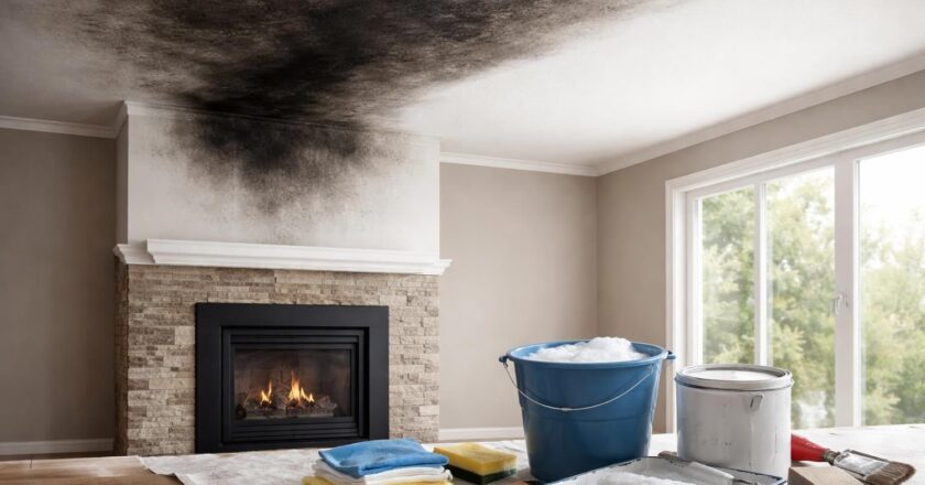 Plafond noirci par un insert : les solutions pour nettoyer et repeindre net