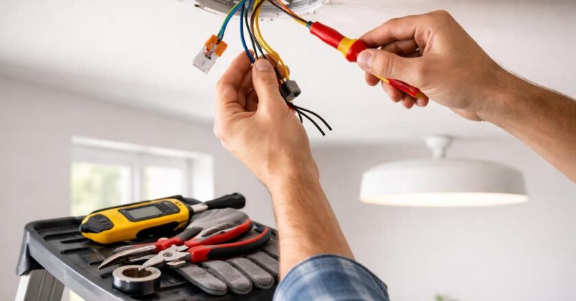 Poser un plafonnier : le guide étape par étape pour un branchement sécurisé