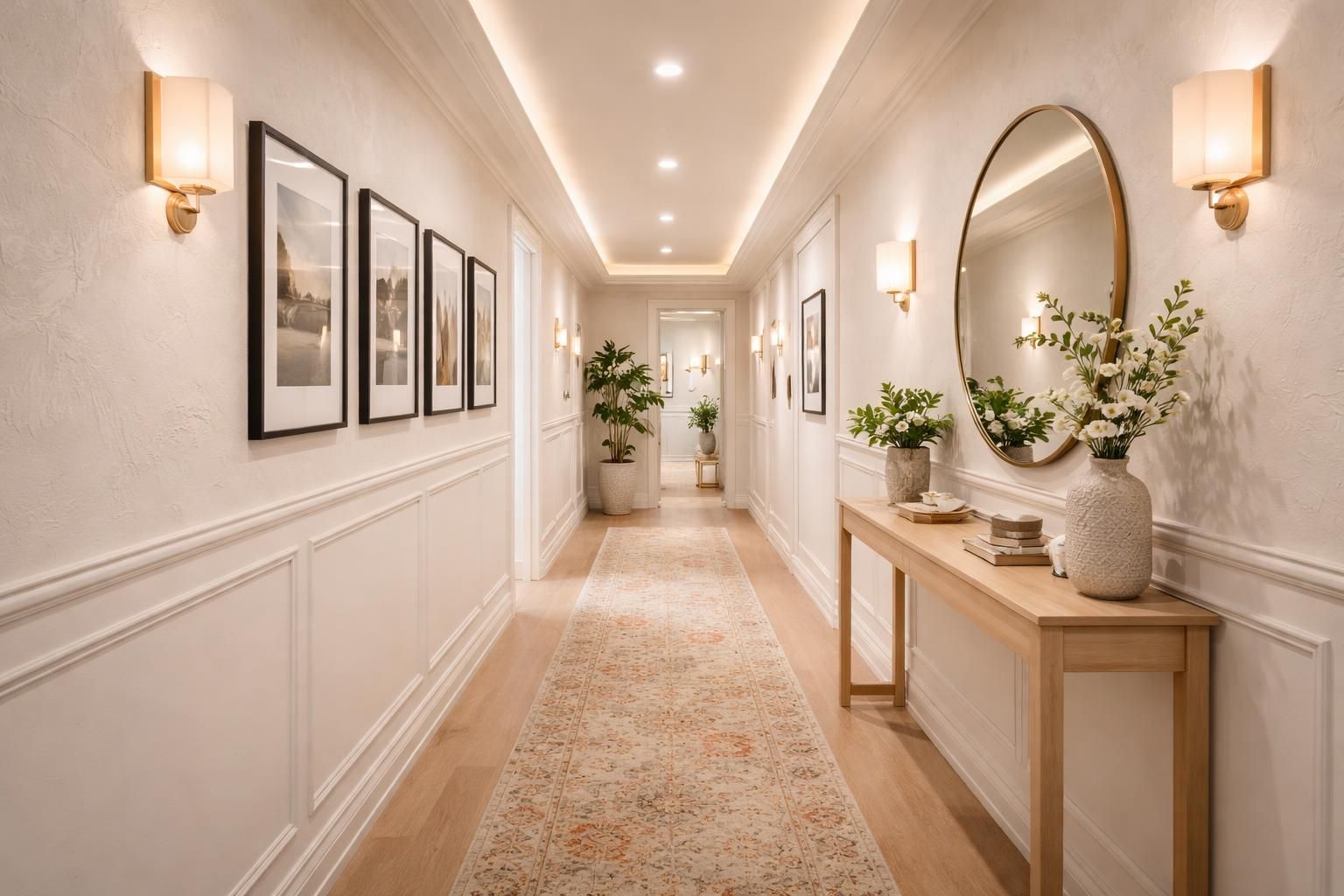 découvrez nos conseils d'experts pour aménager un couloir sombre et long avec une décoration adaptée, pour un espace lumineux et accueillant.