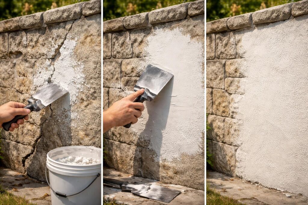 découvrez comment réparer un mur extérieur abîmé grâce à nos étapes détaillées de rebouchage et de finition pour un résultat durable et esthétiquement réussi.