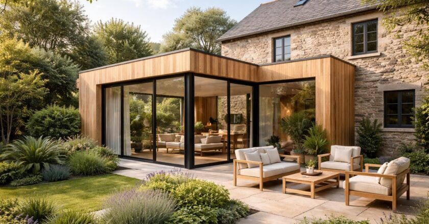 Tendance extension maison : comment agrandir son espace avec style et bois