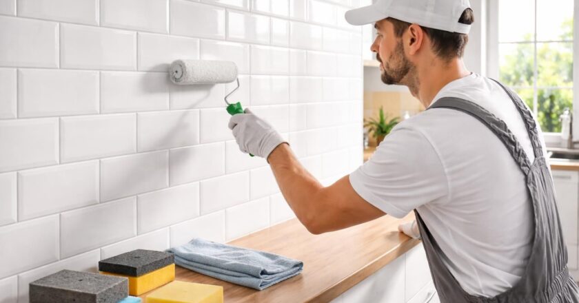 Tollens Peinture Carrelage : notre test de résistance pour une cuisine rénovée