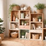 Transformer de vieux cageots en bois en rangements déco ultra tendances