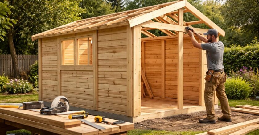 Tuto complet pour construire un abri de jardin en bois solide