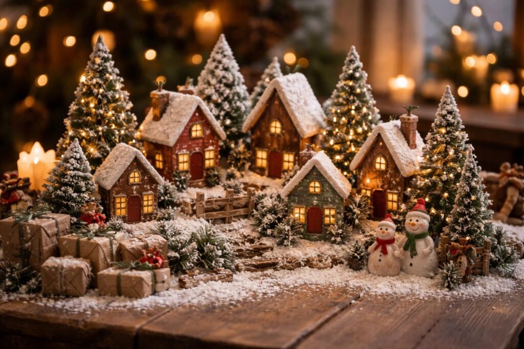 découvrez nos idées diy pour créer un village de noël magique chez vous. astuces faciles et conseils pour une décoration festive et féerique à faire soi-même.