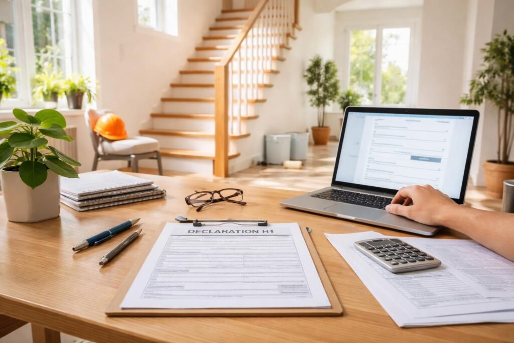 découvrez comment remplir correctement la déclaration h1 après une rénovation de maison pour être en conformité avec les obligations légales et optimiser votre dossier fiscal.