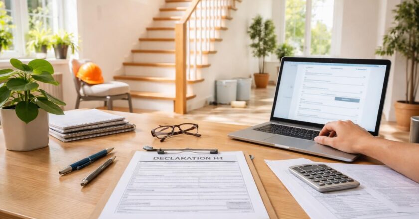 Comment remplir la déclaration H1 après une rénovation de maison ?