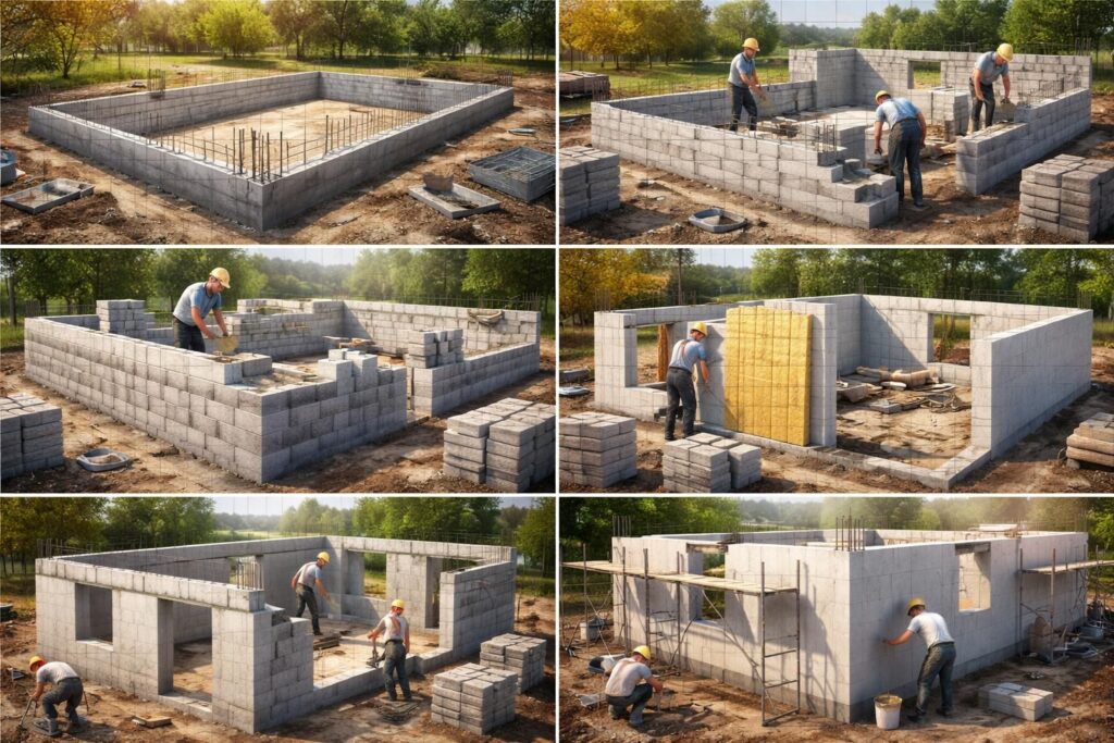 découvrez les étapes clés pour construire les murs d'une maison individuelle, de la préparation du chantier à la finition, pour un projet réussi.