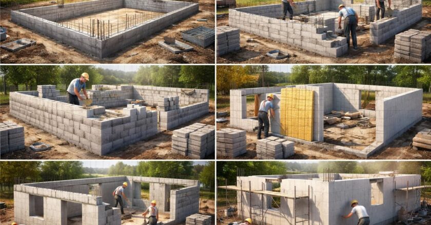 Les étapes de la construction des murs d’une maison individuelle