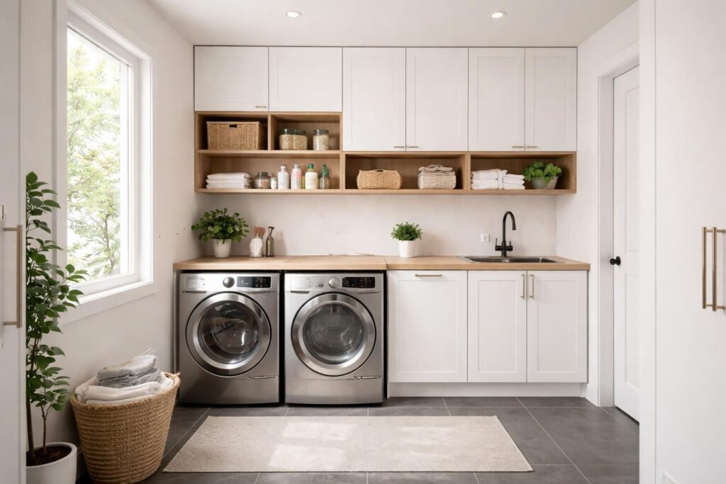découvrez nos idées inspirantes pour rénover votre buanderie en un espace pratique et moderne, alliant fonctionnalité et design.