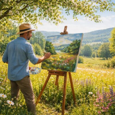 Quelle est la meilleure période pour peindre dehors ?