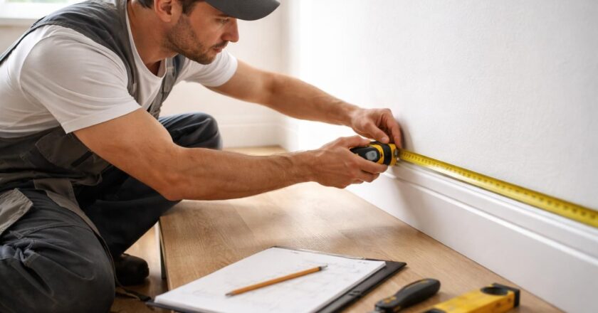 Réussir son relevé de plinthe pour travaux
