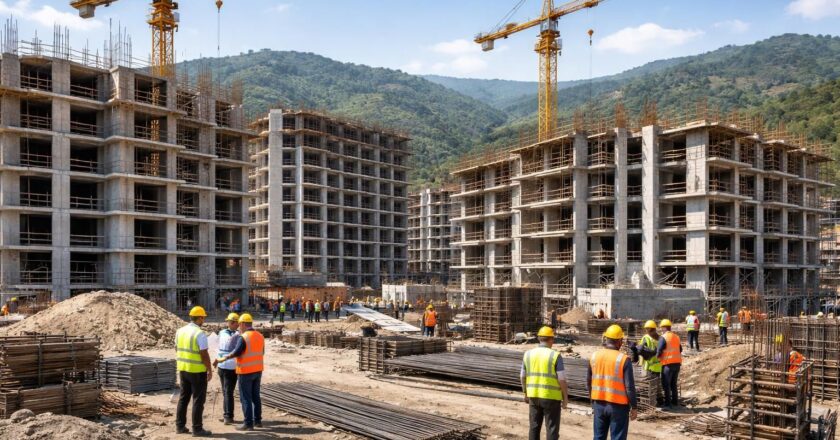 Visitez le site de construction AADL à Bejaia pour l’avancement