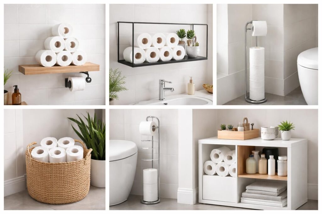 découvrez 5 idées créatives de rangement pour papier toilette afin d'optimiser efficacement votre espace tout en ajoutant une touche décorative à votre intérieur.