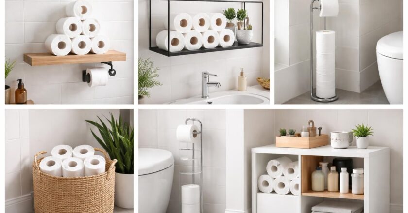 5 idées créatives de rangement pour papier toilette pour optimiser votre espace