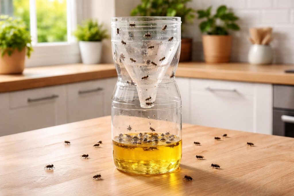 découvrez comment fabriquer un piège à mouche maison efficace avec une simple bouteille pour améliorer votre lutte contre les nuisibles de manière naturelle et économique.