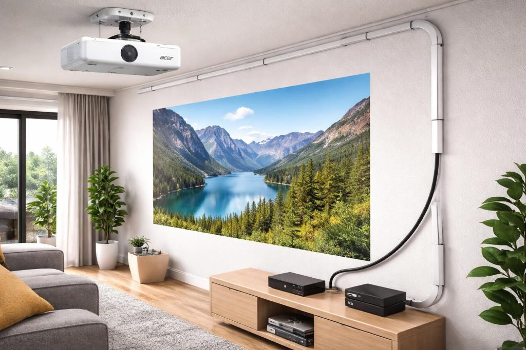 découvrez comment câbler votre vidéoprojecteur acer avec un câble hdmi longue distance, utilisez des goulottes pour un montage propre et profitez de nos astuces pratiques pour une installation réussie.