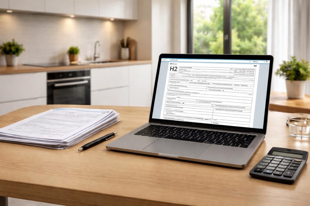 découvrez comment bien remplir votre déclaration h2 suite à l'installation d'une cuisine, avec un guide simple et clair pour respecter les obligations administratives.
