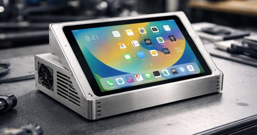 Encastrer sans cuire l’électronique : intégrer une tablette iPad avec ventilation