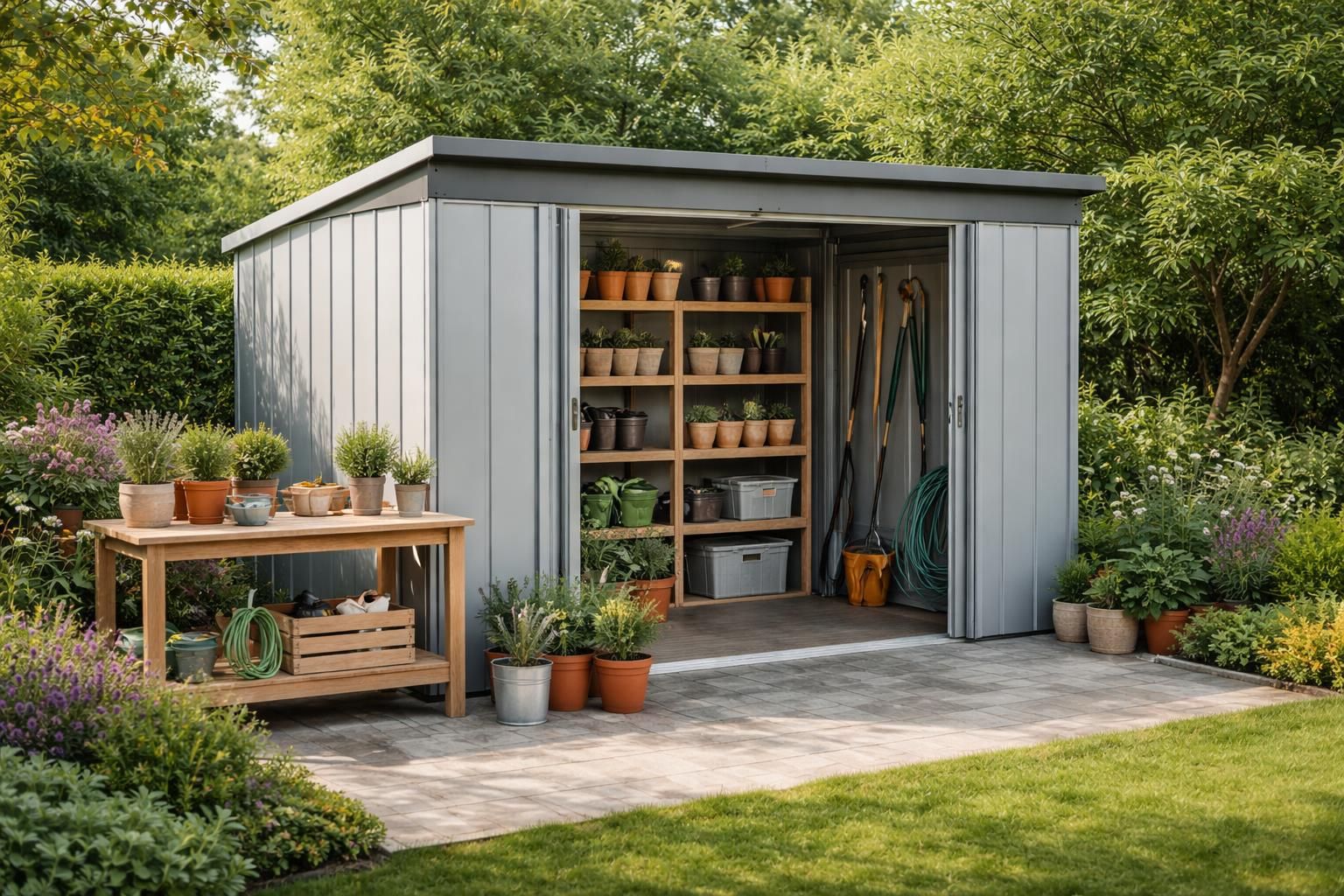 découvrez des idées créatives et pratiques pour aménager un abri de jardin en métal, alliant esthétique et fonctionnalité pour optimiser votre espace extérieur.