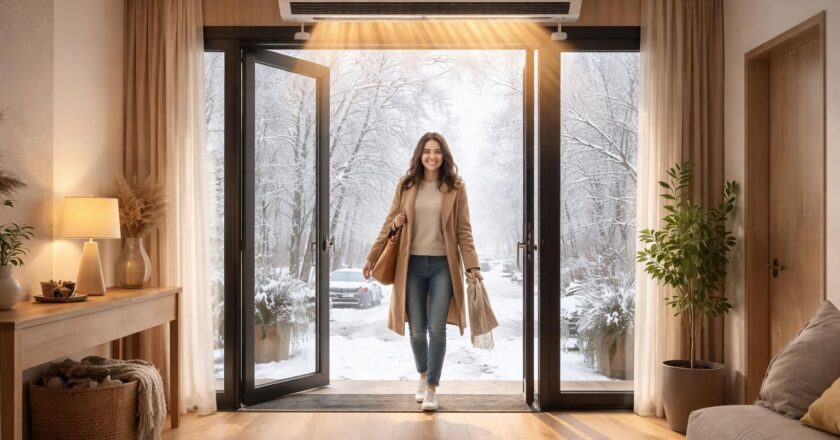 Les avantages incroyables des rideaux d’air chaud électrique pour votre confort