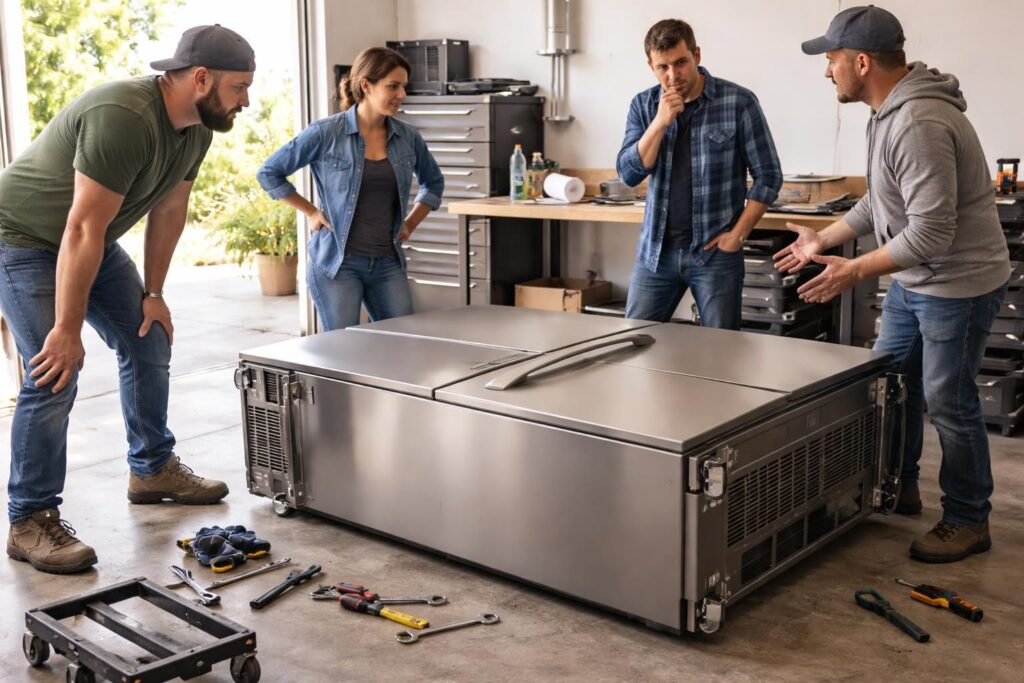 découvrez si vous pouvez coucher un frigo pour le transporter et les risques potentiels à prendre en compte pour éviter d'endommager votre appareil.