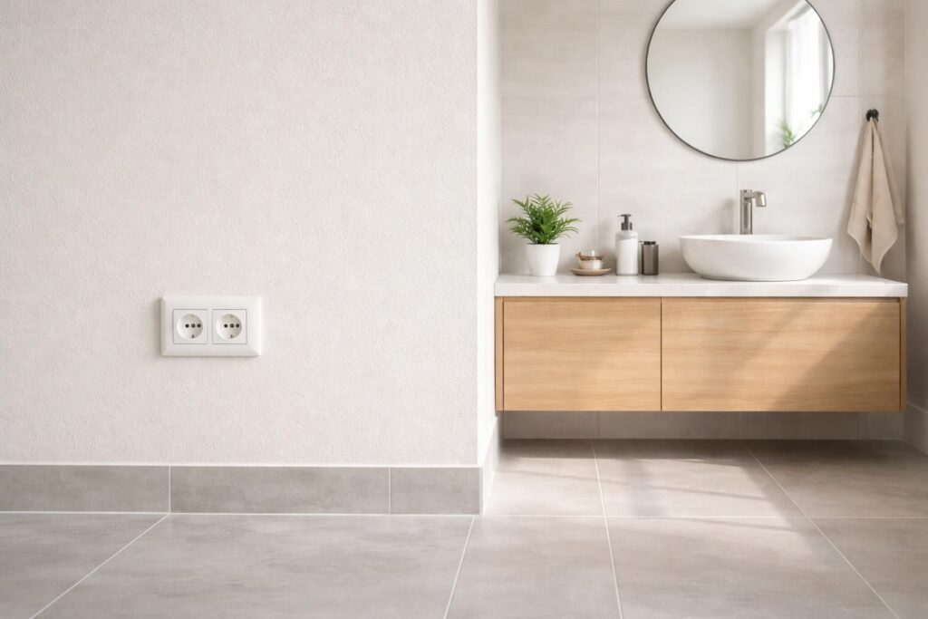 découvrez la distance réglementaire à respecter entre une prise électrique et un point d'eau dans une salle de bain pour garantir sécurité et conformité aux normes.