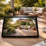 Aménagement extérieur : concevoir un coin terrasse sur tablette tactile