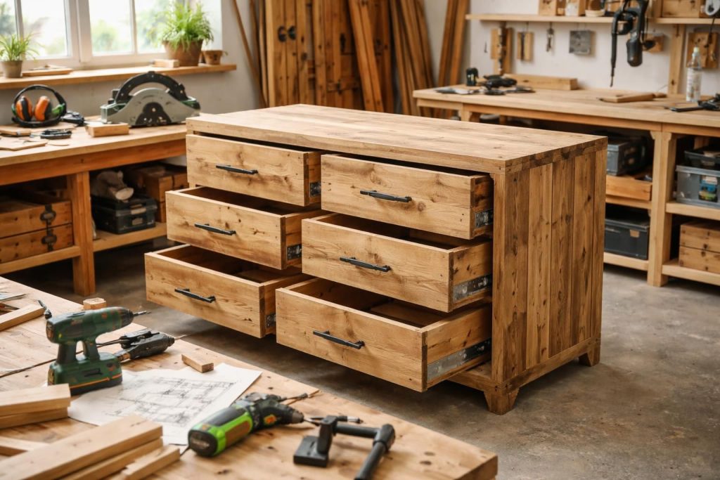 découvrez comment fabriquer des tiroirs solides pour une commode en palette grâce à nos conseils pratiques et astuces de bricolage faciles à suivre.